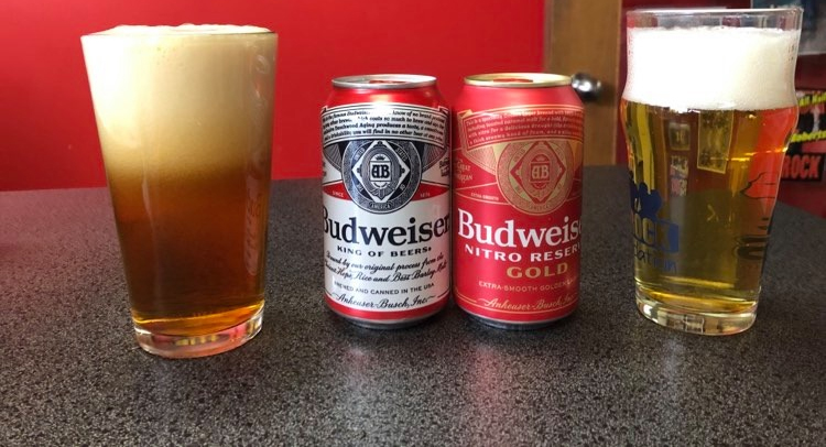 Pints With Puck Budweiser Nitro Reserve Gold 95 7 The Rock