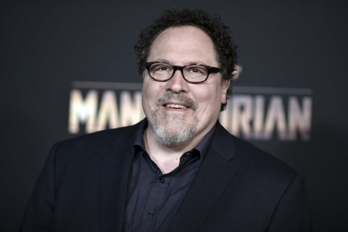 Jon Favreau attends the LA premiere of "The Mandalorian," at the El Capitan Theatre, Wednesday, Nov. 13, 2019, in Los Angeles. (Photo by Richard Shotwell/Invision/AP)
