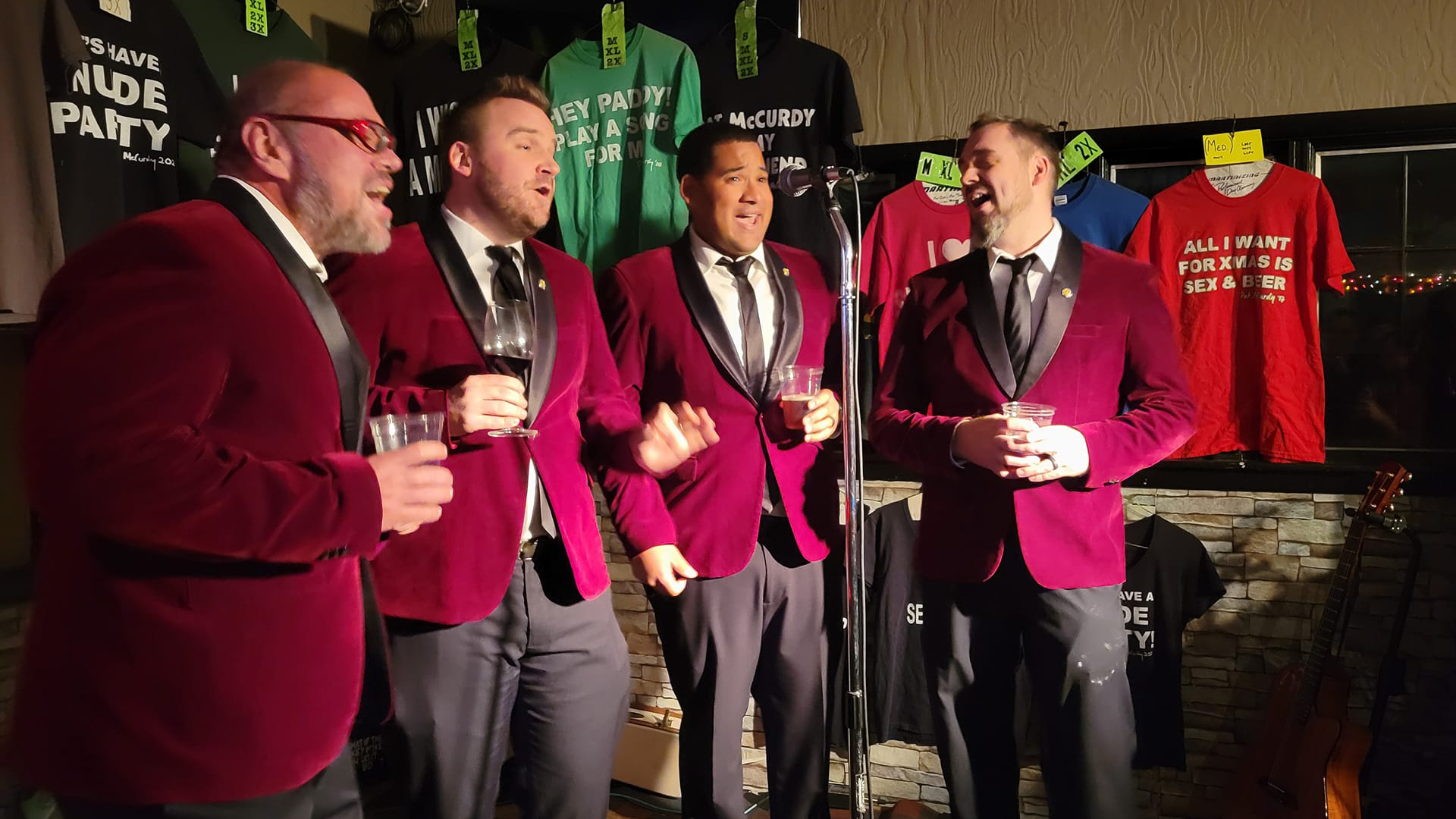 A "surprise" visit from the Coulee Classic Quartet 957