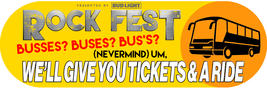 Rock Fest Buses